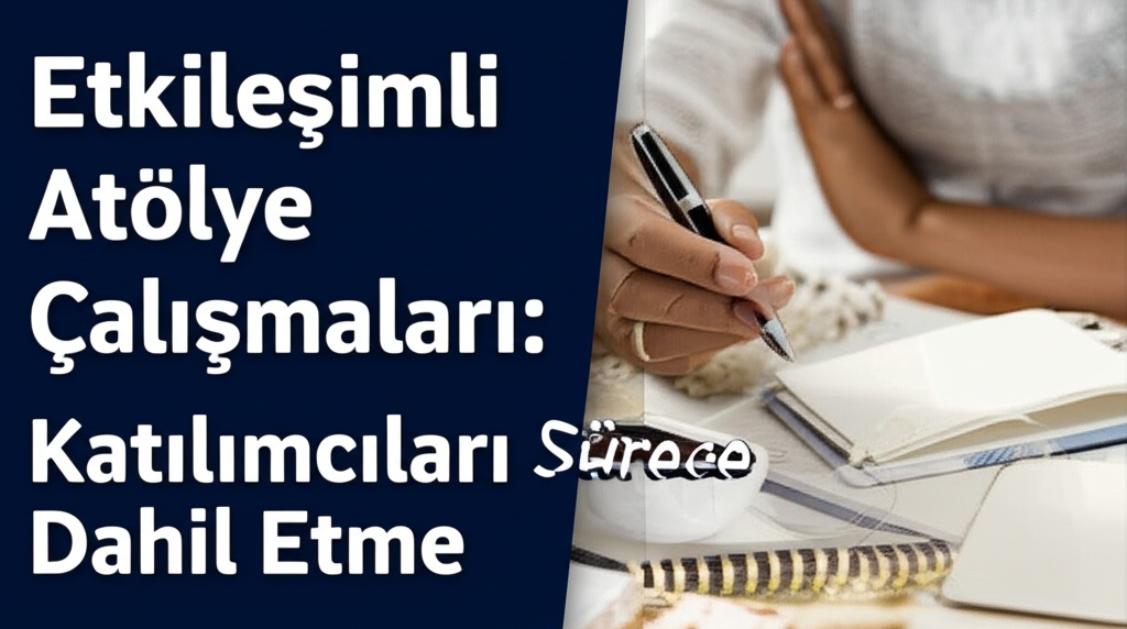 Etkileşimli Atölye Çalışmaları: Katılımcıları Sürece Dahil Etme