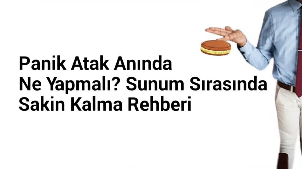 Panik Atak Anında Ne Yapmalı? Sunum Sırasında Sakin Kalma Rehberi
